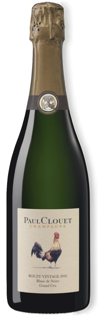 CHAMPAGNE PAUL CLOUET, BOUZY VINTAGE 2016, Blanc de Noirs Grand Cru